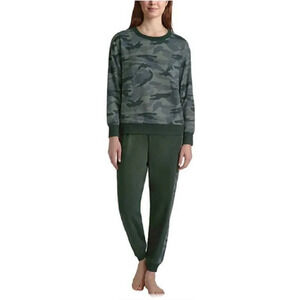 Woman’s camouflage two piece pajama set